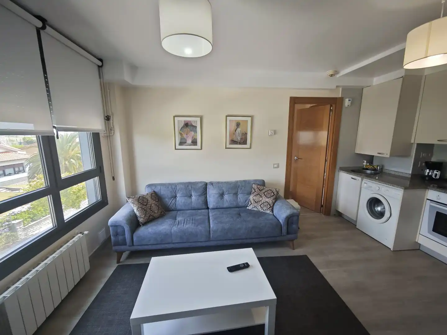 Living room of Flat for sale in Llanes  with Heating, Storage room and Furnished