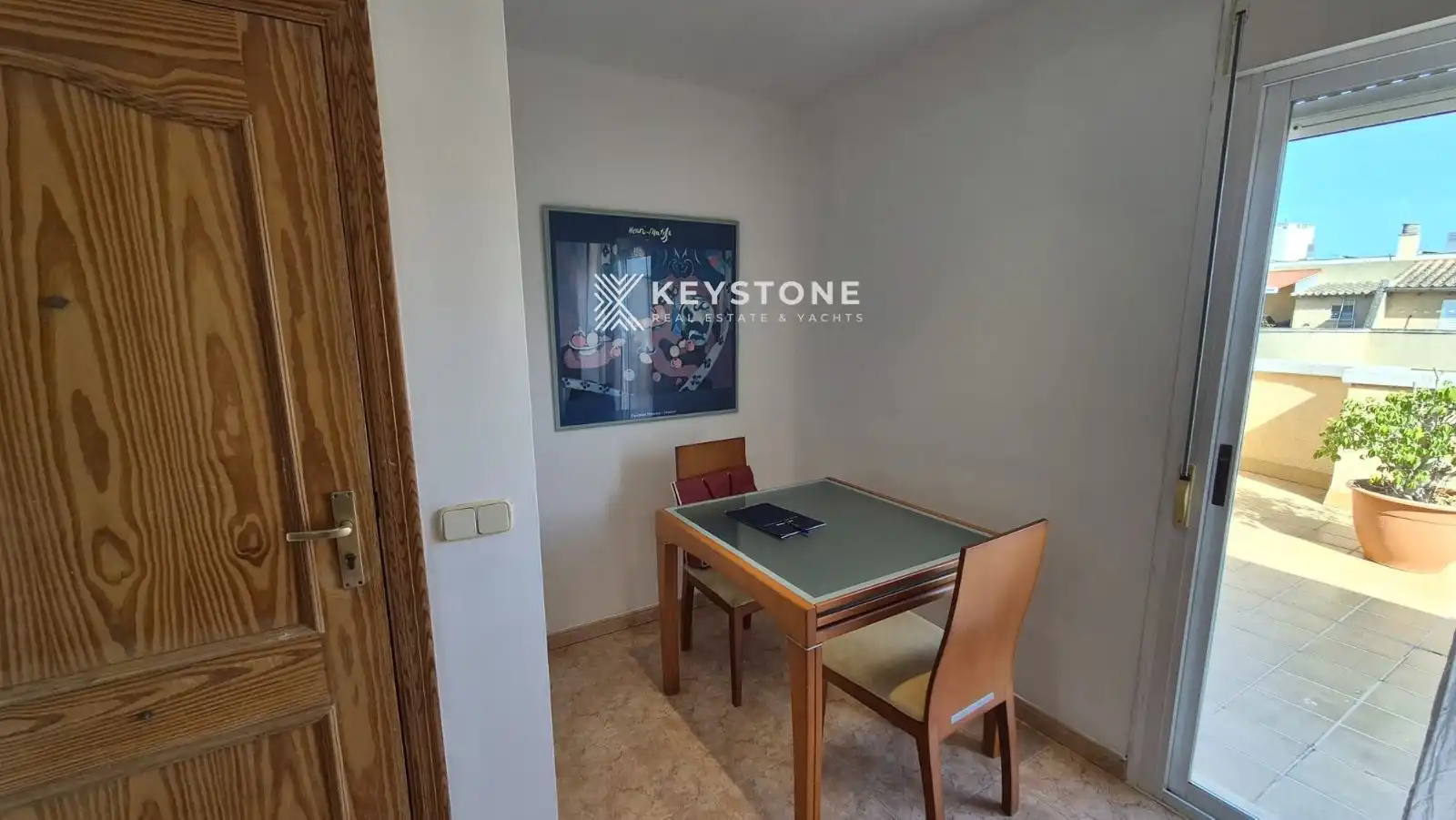 Comedor de Ático de alquiler en  Palma de Mallorca con Aire acondicionado, Terraza y Amueblado