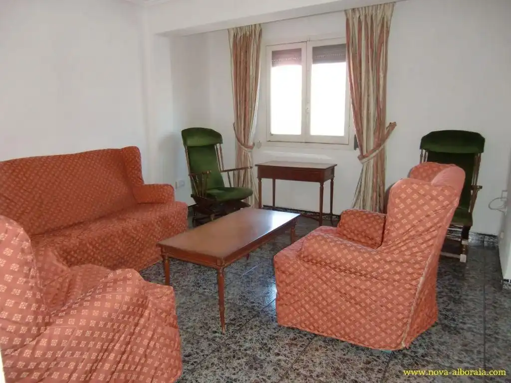 Sala d'estar de Pis en venda en Alboraya amb Aire condicionat, Moblat i Balcó