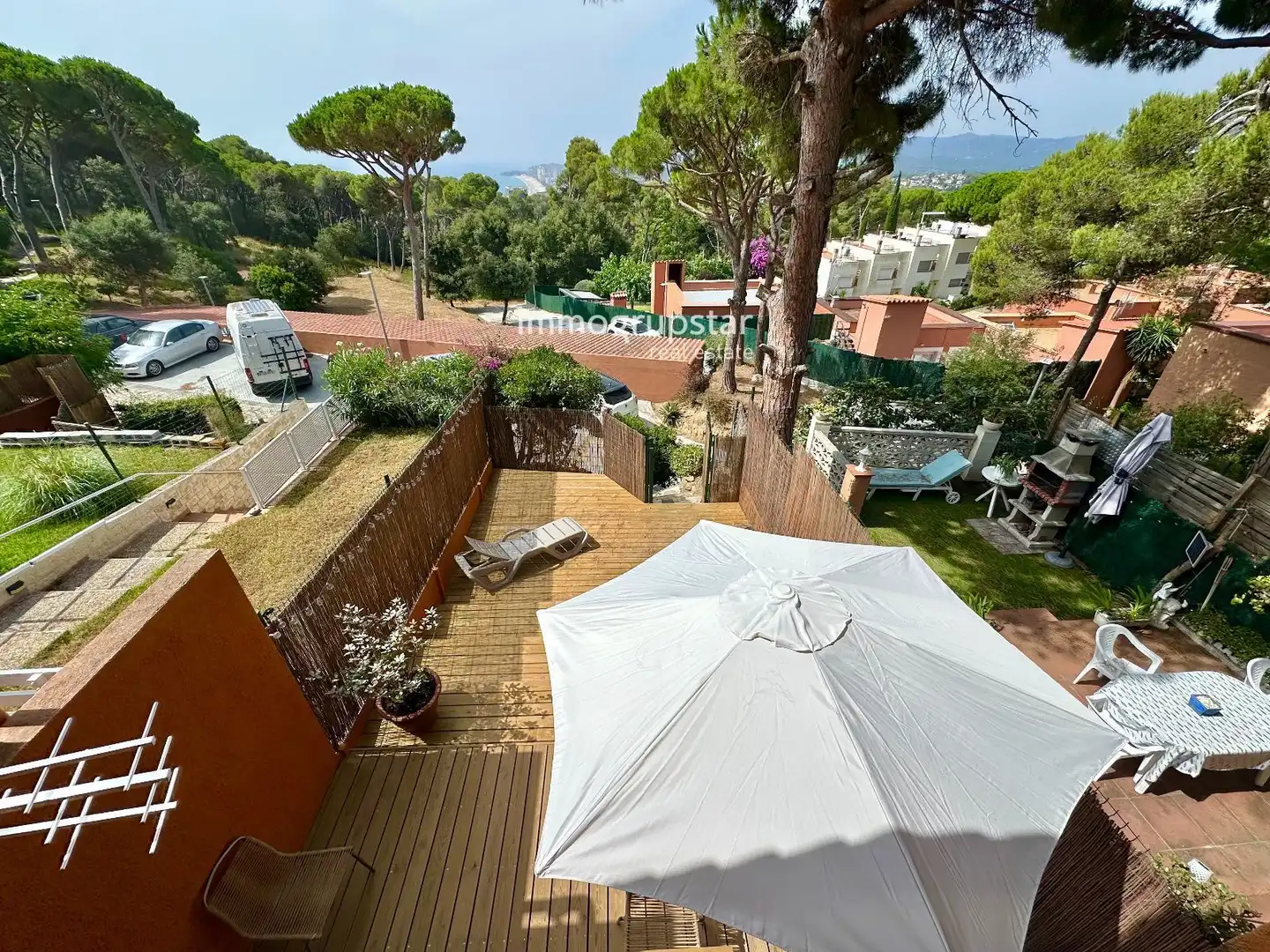 Terrassa de Casa adosada en venda en Castell d'Aro, Platja d'Aro i s'Agaró amb Aire condicionat, Calefacció i Terrassa