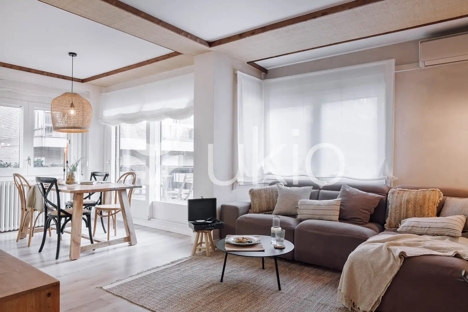 Wohnzimmer von Wohnungen zur Miete in Barcelona mit Klimaanlage, Heizung und Möbliert