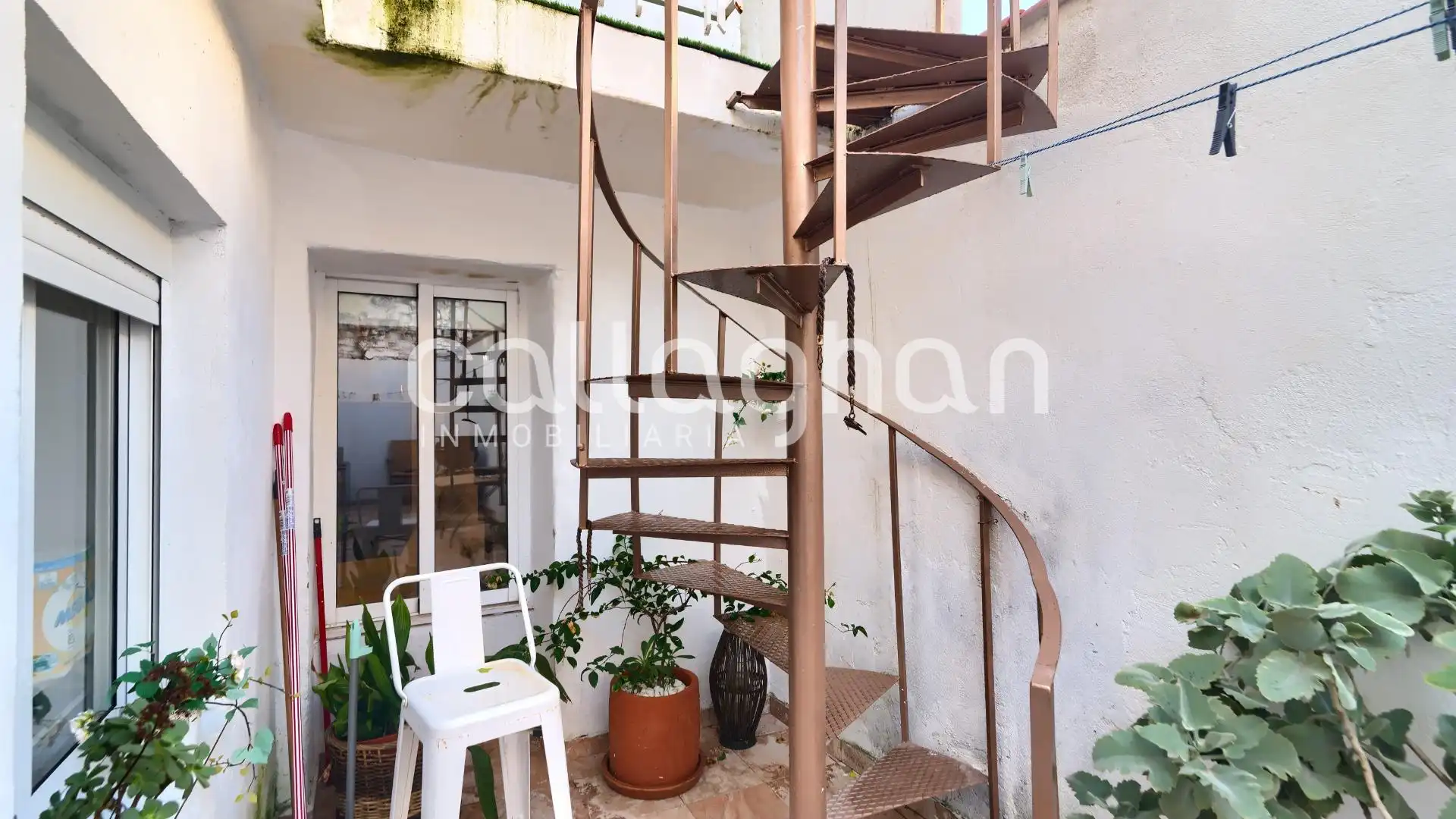 Terrassa de Casa adosada en venda en Náquera amb Aire condicionat, Jardí privat i Terrassa