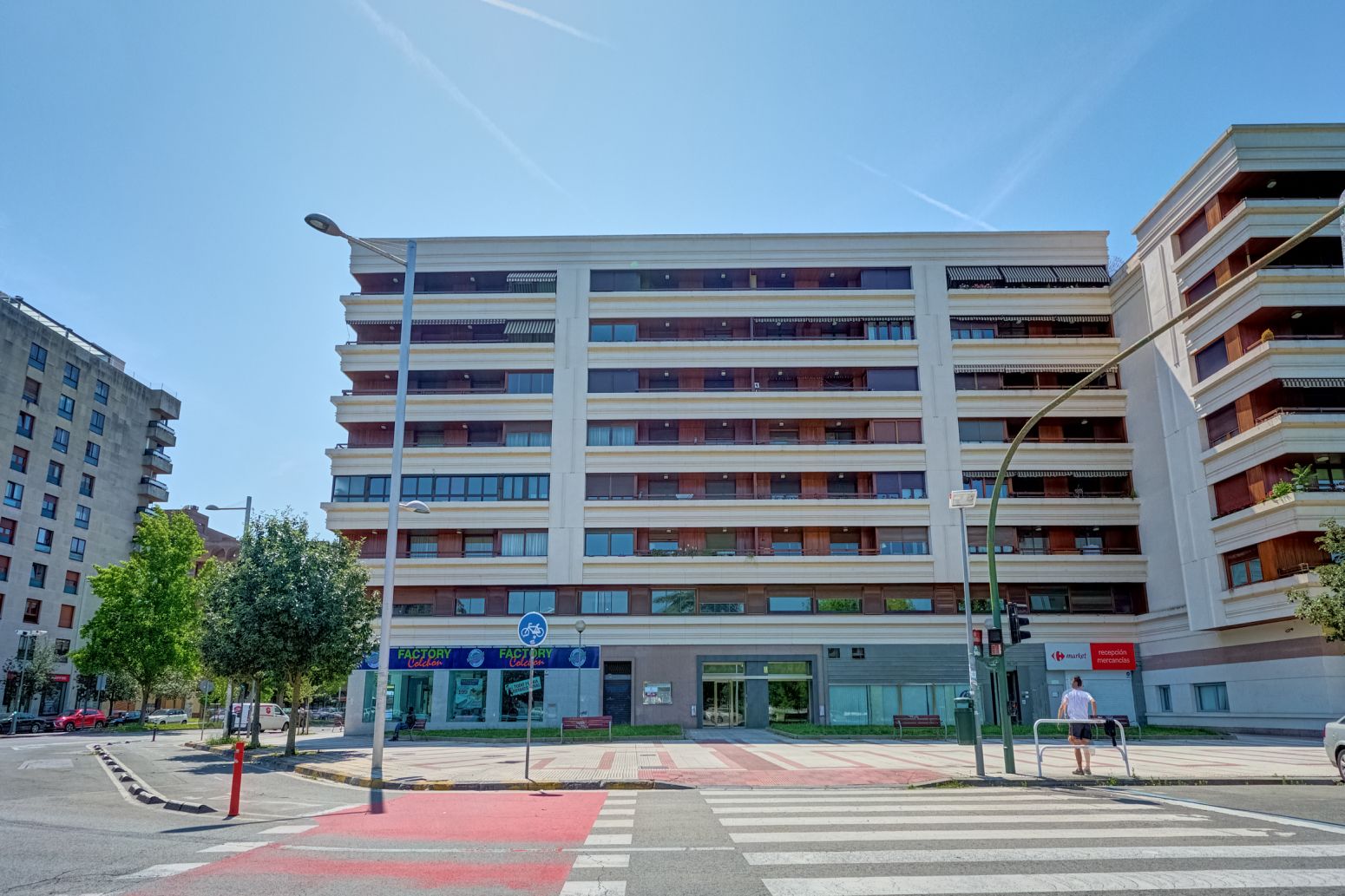 Exterior view of Flat for sale in  Pamplona / Iruña  with Air Conditioner, Heating and Parquet flooring