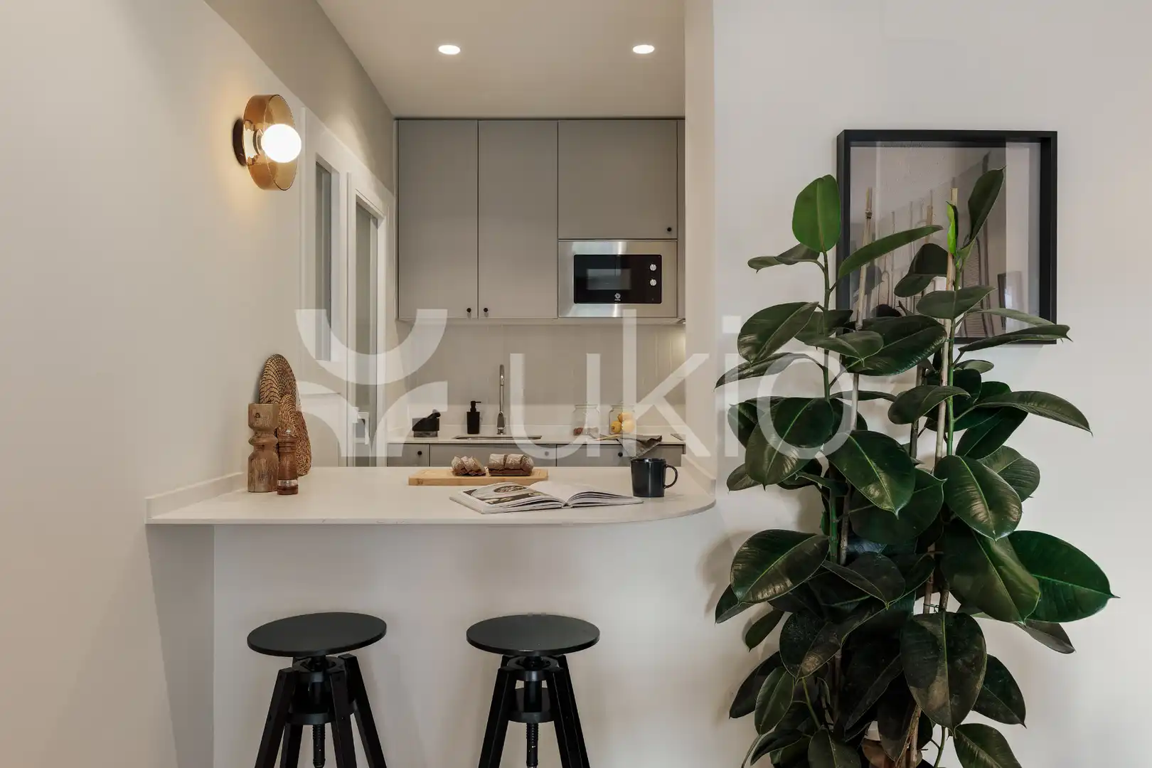 Kitchen of Apartments for rent in Barcelona  with Air Conditioner, Furnished and Oven