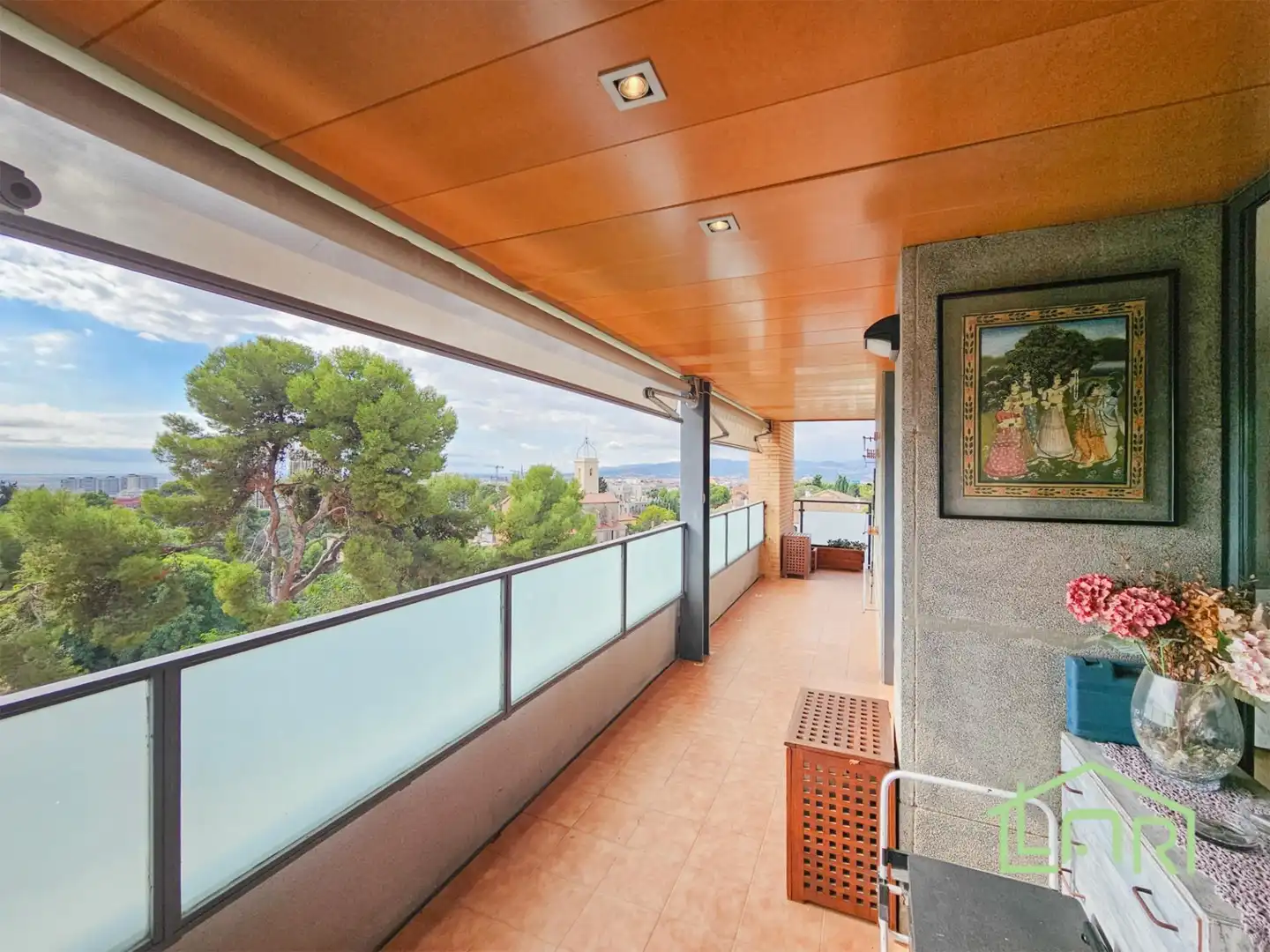 Terrace of Flat for sale in El Centre