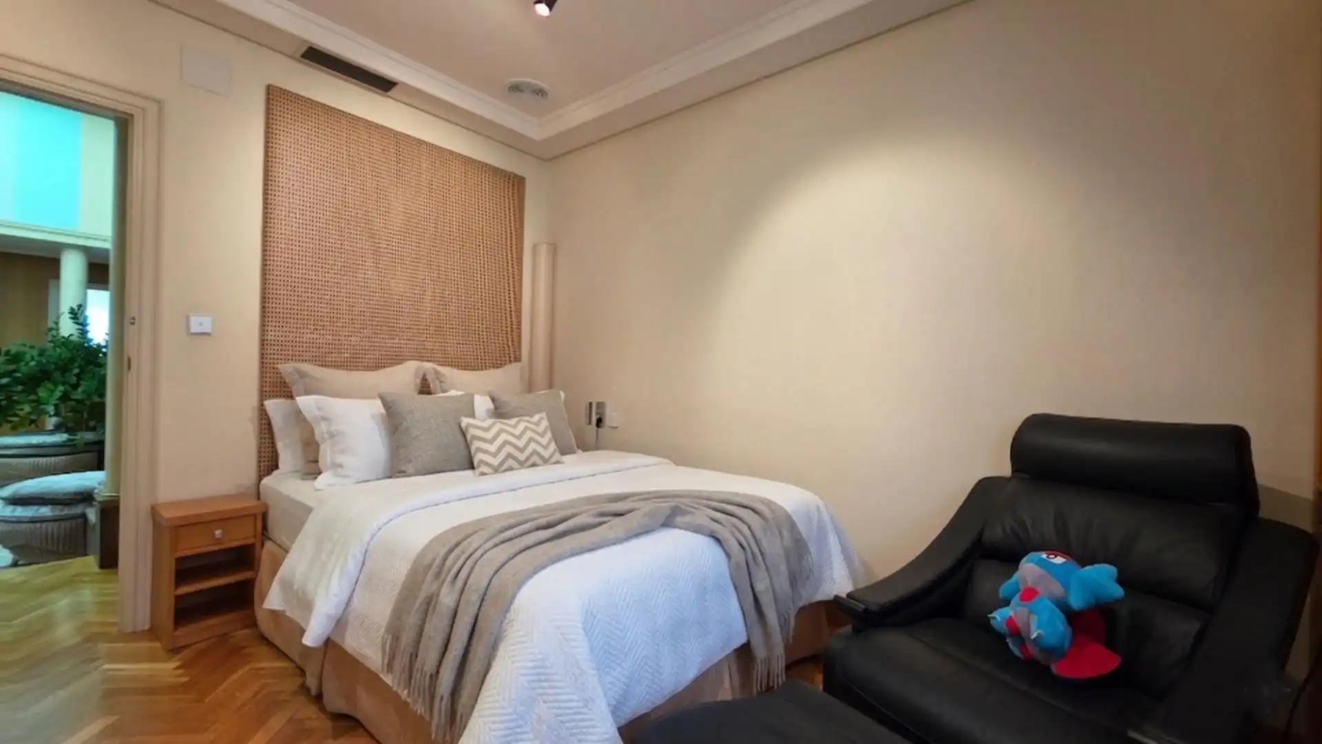 Bedroom of Houses for sale in Elche / Elx  with Air Conditioner, Private garden and Parquet flooring
