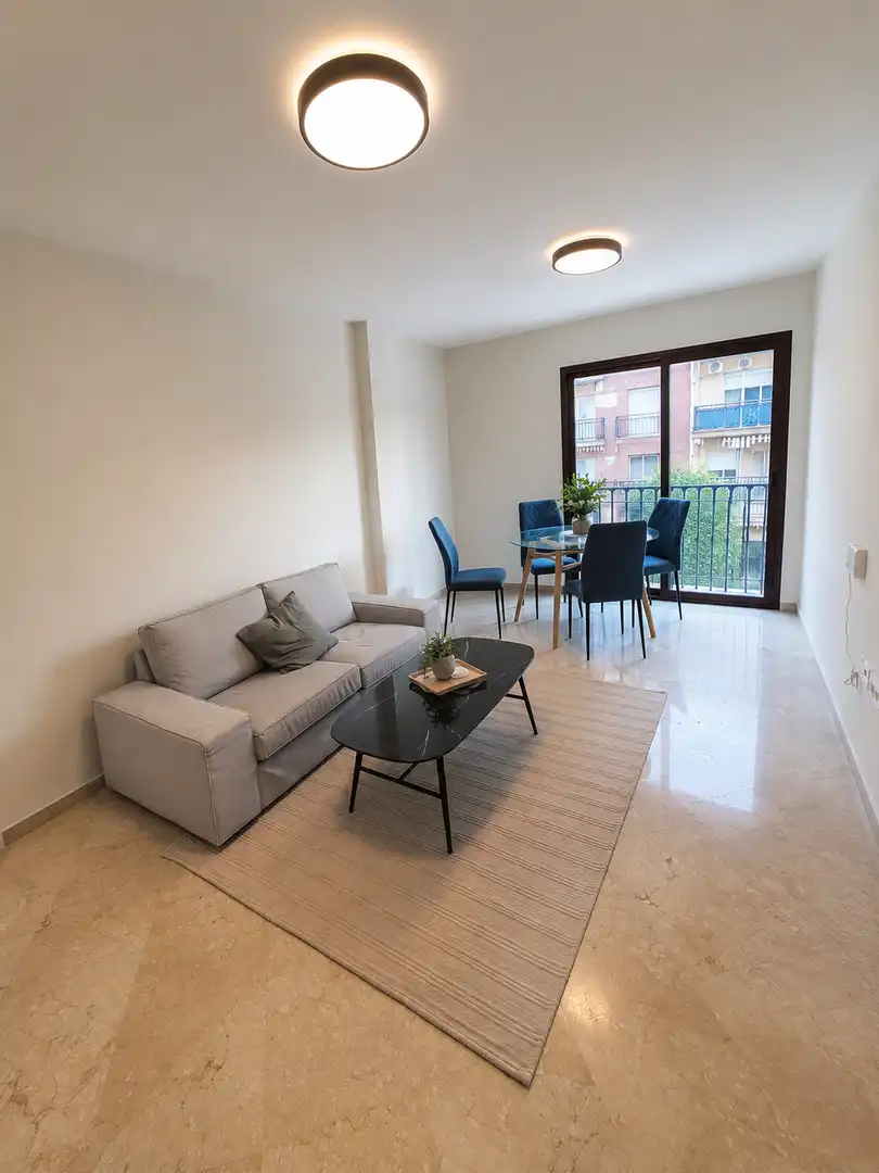 Sala de estar de Piso en venta en Málaga con Aire acondicionado y Terraza