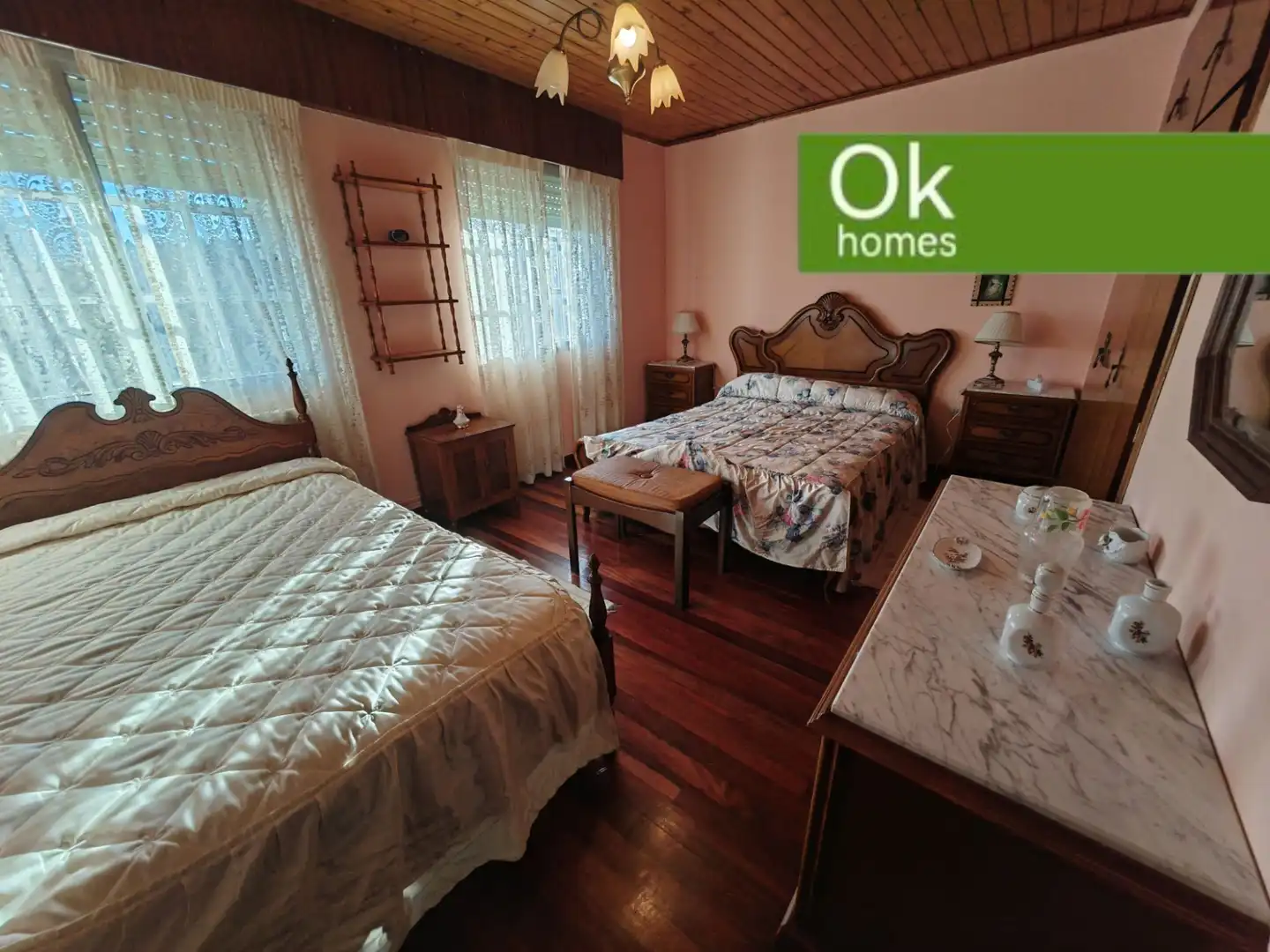 Habitación de Casa adosada en venta en Vilasantar con Calefacción, Jardín privado y Parquet