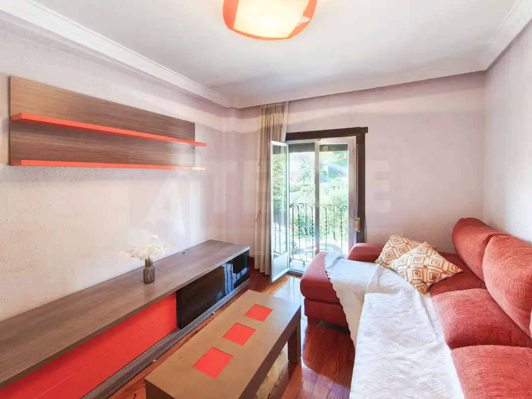 Living room of Flat for sale in Errenteria  with Furnished and Balcony