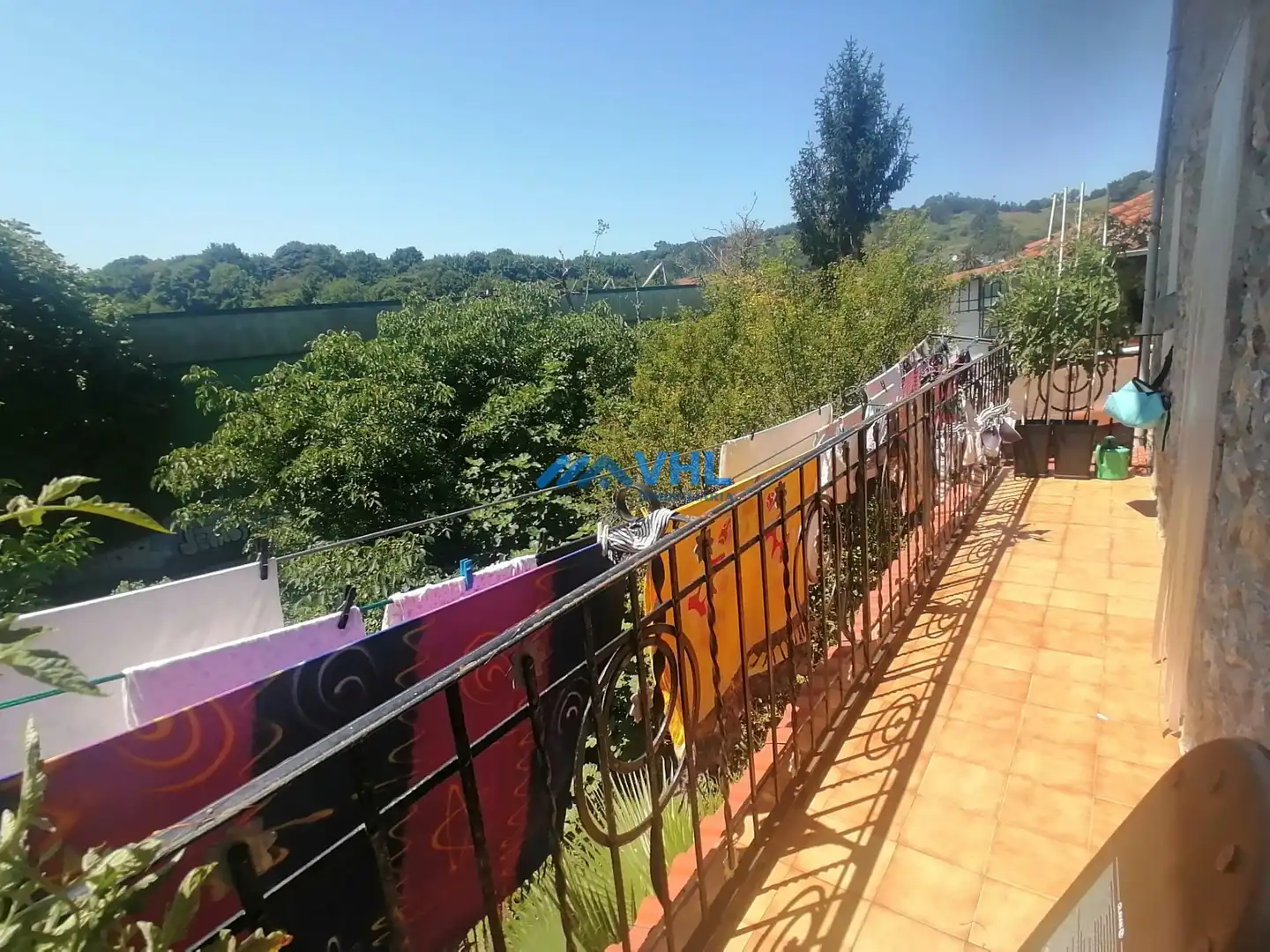 Balcony of Houses for sale in Castro-Urdiales  with Heating, Private garden and Swimming Pool