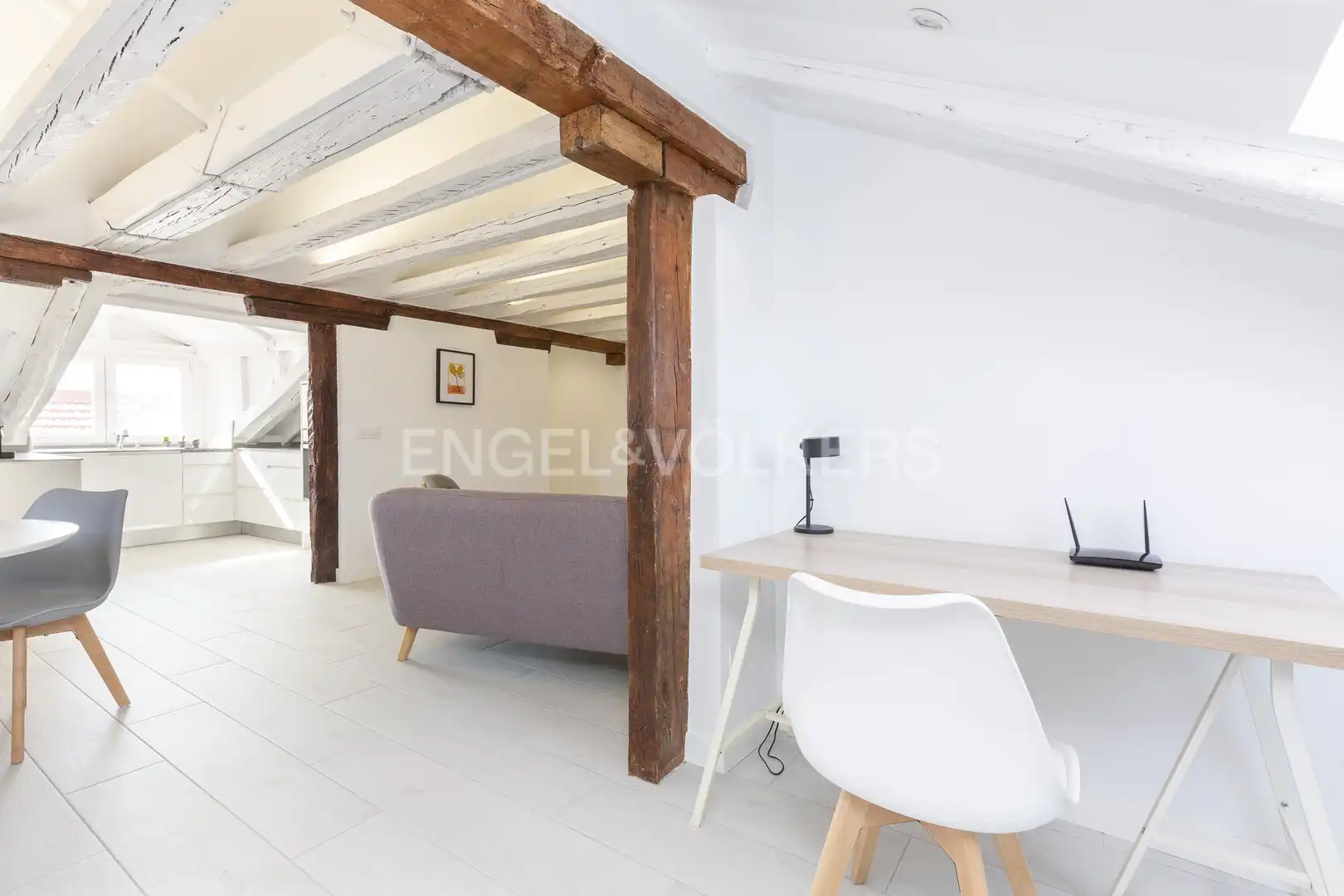 Terraza de Piso de alquiler en Madrid con Aire acondicionado, Calefacción y Amueblado