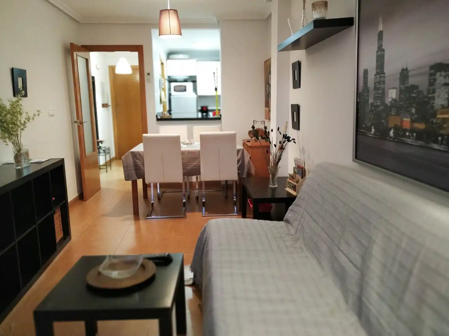 Living room of Flat for rent in Torrevieja  with Air Conditioner, Heating and Terrace