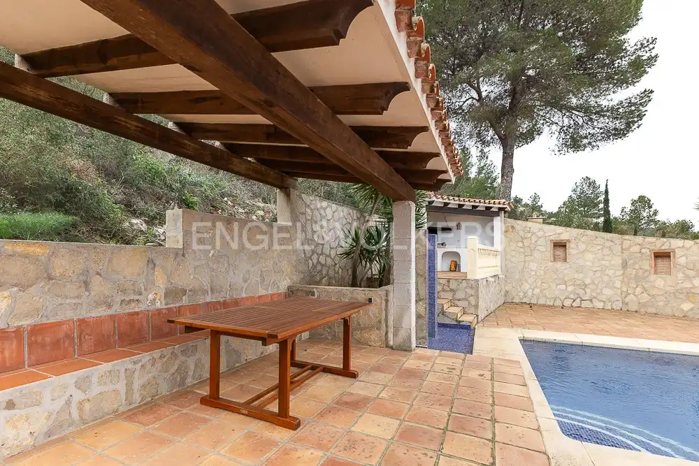 Terrassa de Casa o xalet en venda en Dénia amb Aire condicionat, Calefacció i Jardí privat