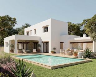 Exterior view of Country house for sale in Moraira  with Swimming Pool