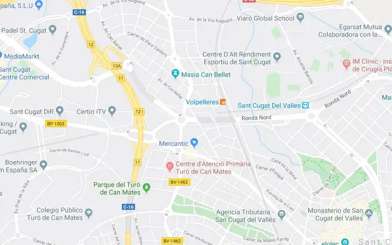 Vista exterior de Pis en venda en Sant Cugat del Vallès amb Aire condicionat, Jardí privat i Terrassa