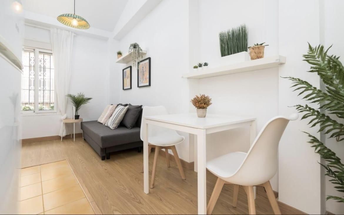 Living room of Flat for sale in Málaga Capital  with Air Conditioner, Heating and Furnished