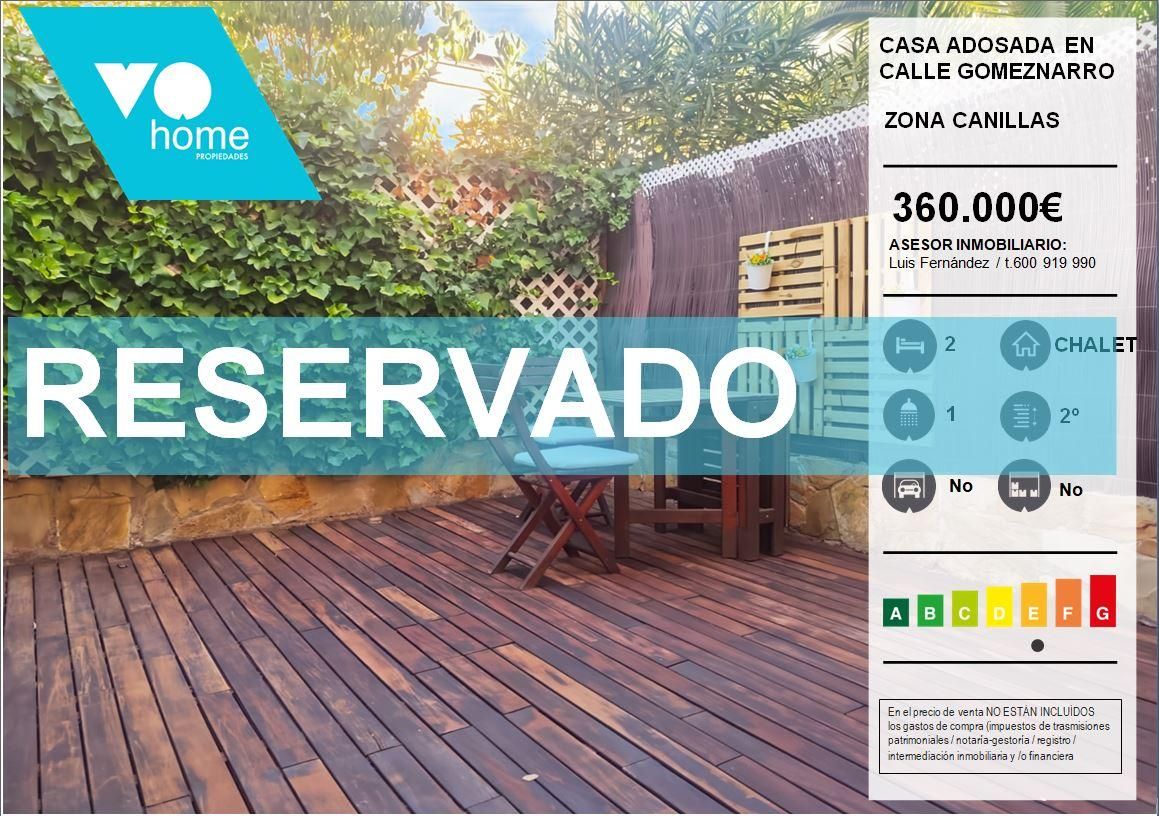 Garden of Single-family semi-detached for sale in  Madrid Capital  with Air Conditioner, Heating and Private garden