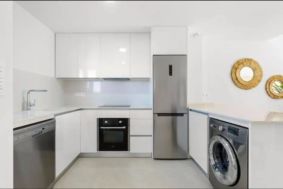 Cocina de Apartamento en venta en San Pedro del Pinatar con Aire acondicionado, Calefacción y Jardín privado