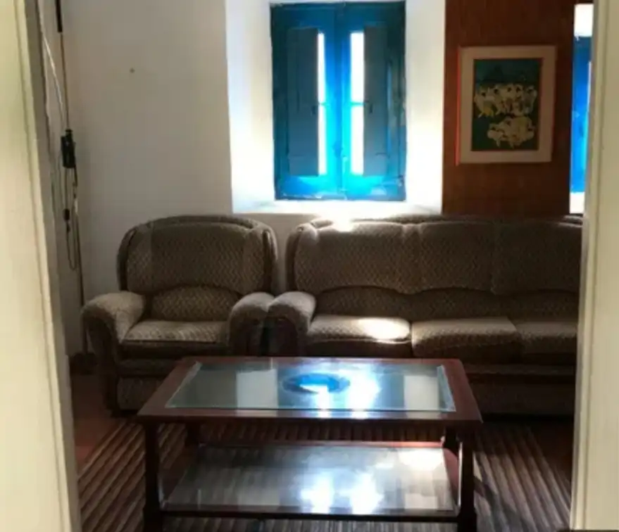 Sala d'estar de Finca rústica en venda en Miraveche amb Jardí privat i Moblat