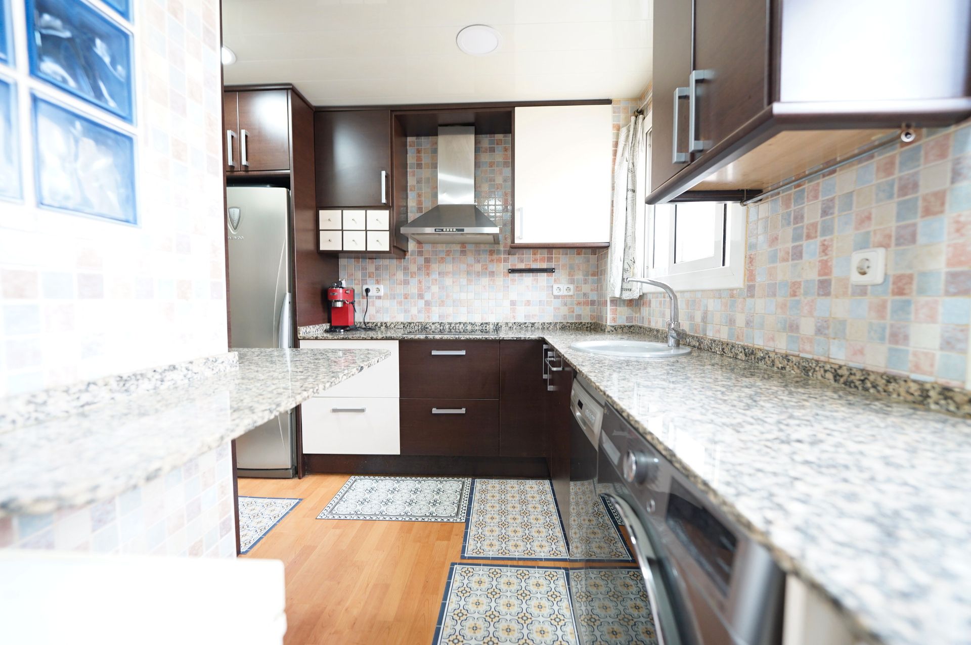 Kitchen of Flat for sale in  Barcelona Capital  with Air Conditioner, Heating and Parquet flooring