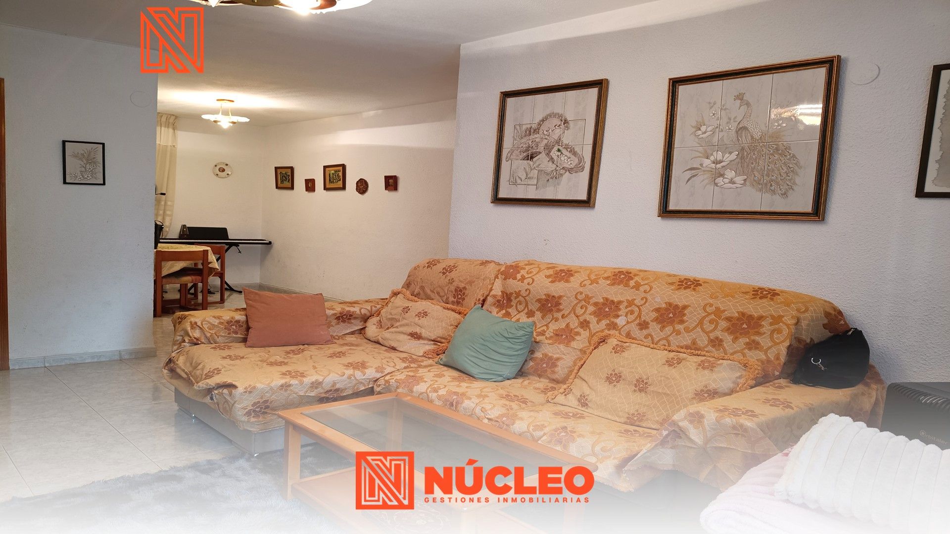 Living room of Flat for sale in Benicasim / Benicàssim  with Terrace, Storage room and Furnished