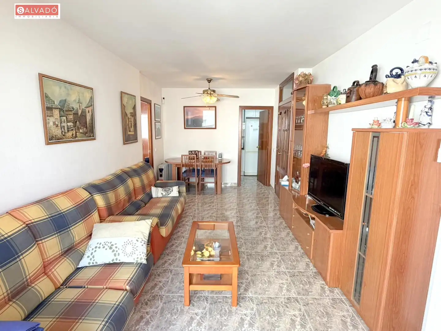 Living room of Flat for sale in Cunit  with Air Conditioner, Heating and Storage room