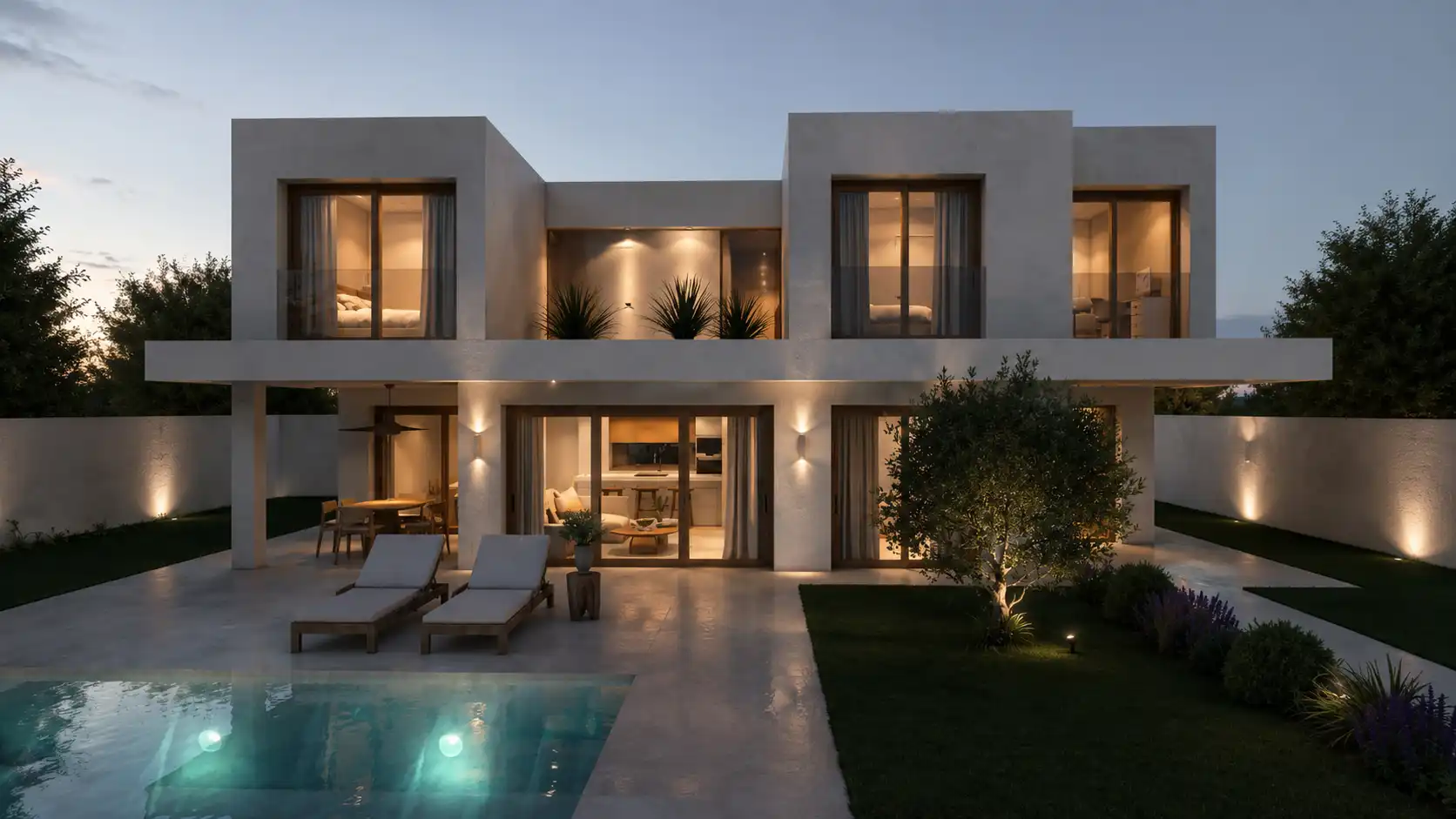 Vista exterior de Casa o xalet en venda en La Pobla de Vallbona amb Aire condicionat, Jardí privat i Terrassa