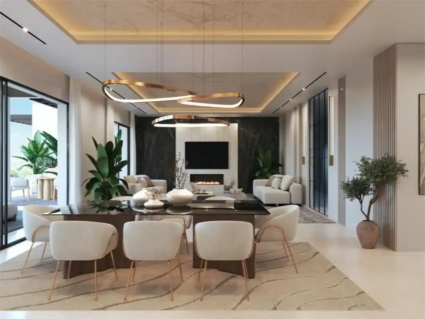 Sala de estar de Residencial en venta en La Capellanía - El Higuerón