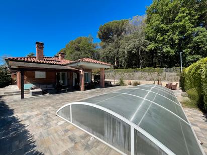 Terrassa de Casa o xalet en venda en Girona Capital amb Aire condicionat, Calefacció i Jardí privat