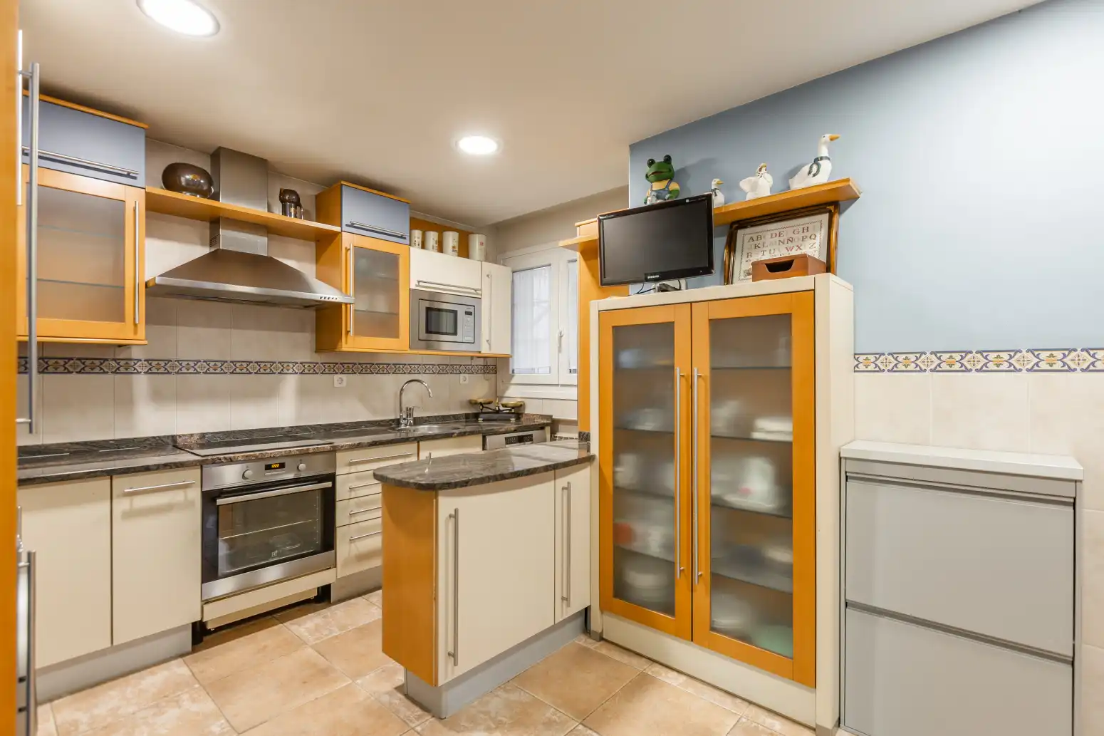 Kitchen of Flat for sale in  Pamplona / Iruña  with Heating and Terrace