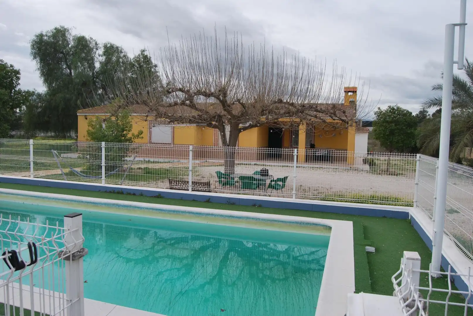 Piscina de Finca rústica en venta en Murcia con Aire acondicionado, Jardín privado y Terraza