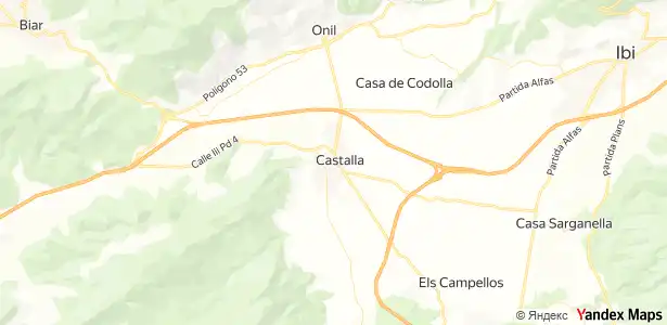 Vista exterior de Finca rústica en venta en Castalla