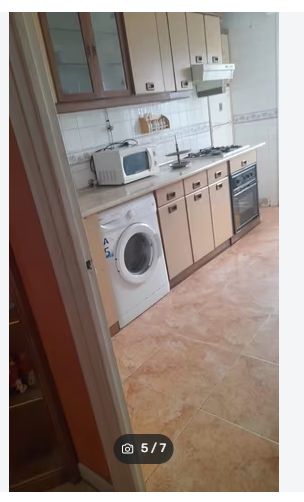 Cuina de Apartament de lloguer en Medina de Pomar amb Calefacció, Terrassa i Moblat