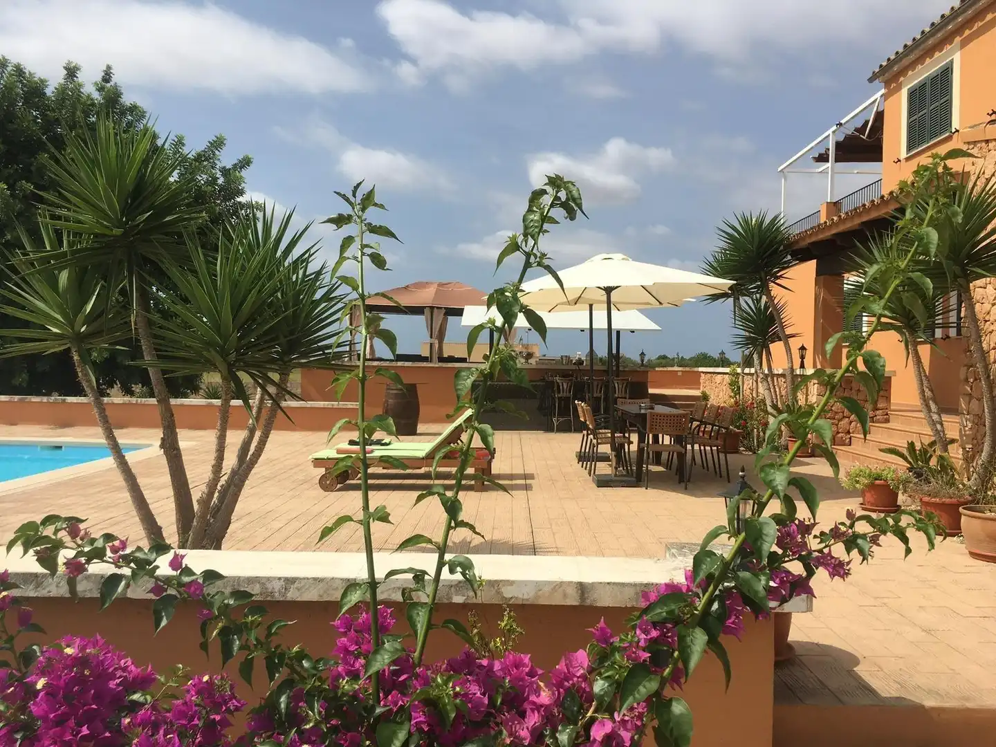 Terraza de Finca rústica en venta en Campos con Aire acondicionado, Calefacción y Jardín privado