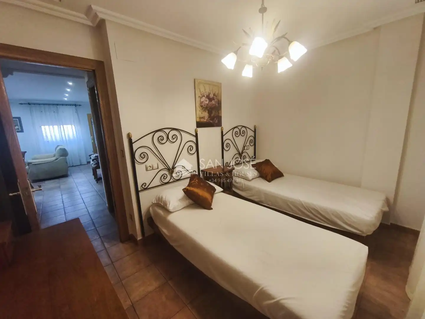 Bedroom of Houses for rent in Aspe  with Air Conditioner, Heating and Terrace