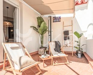 Terrassa de Apartament de lloguer en  Madrid Capital amb Aire condicionat, Terrassa i Moblat