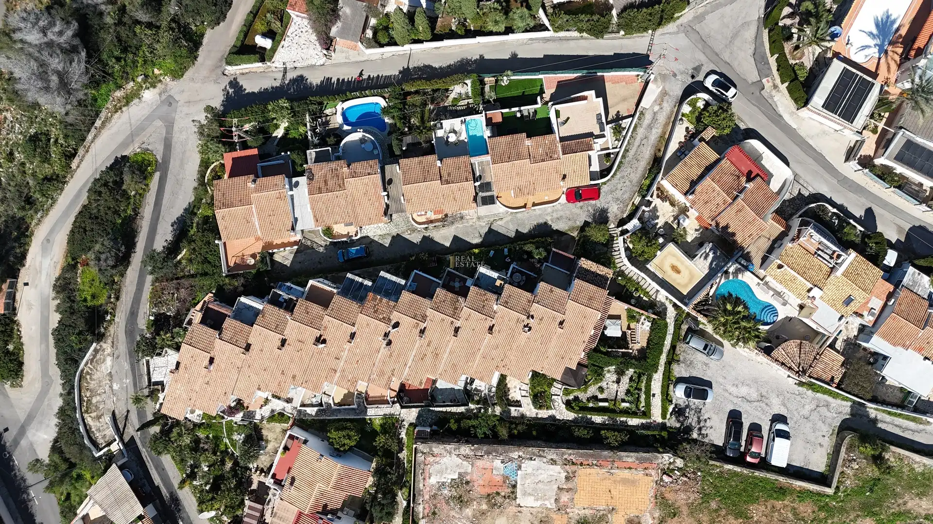 Exterior view of Detached homes for sale in Dénia  with Air Conditioner and Balcony