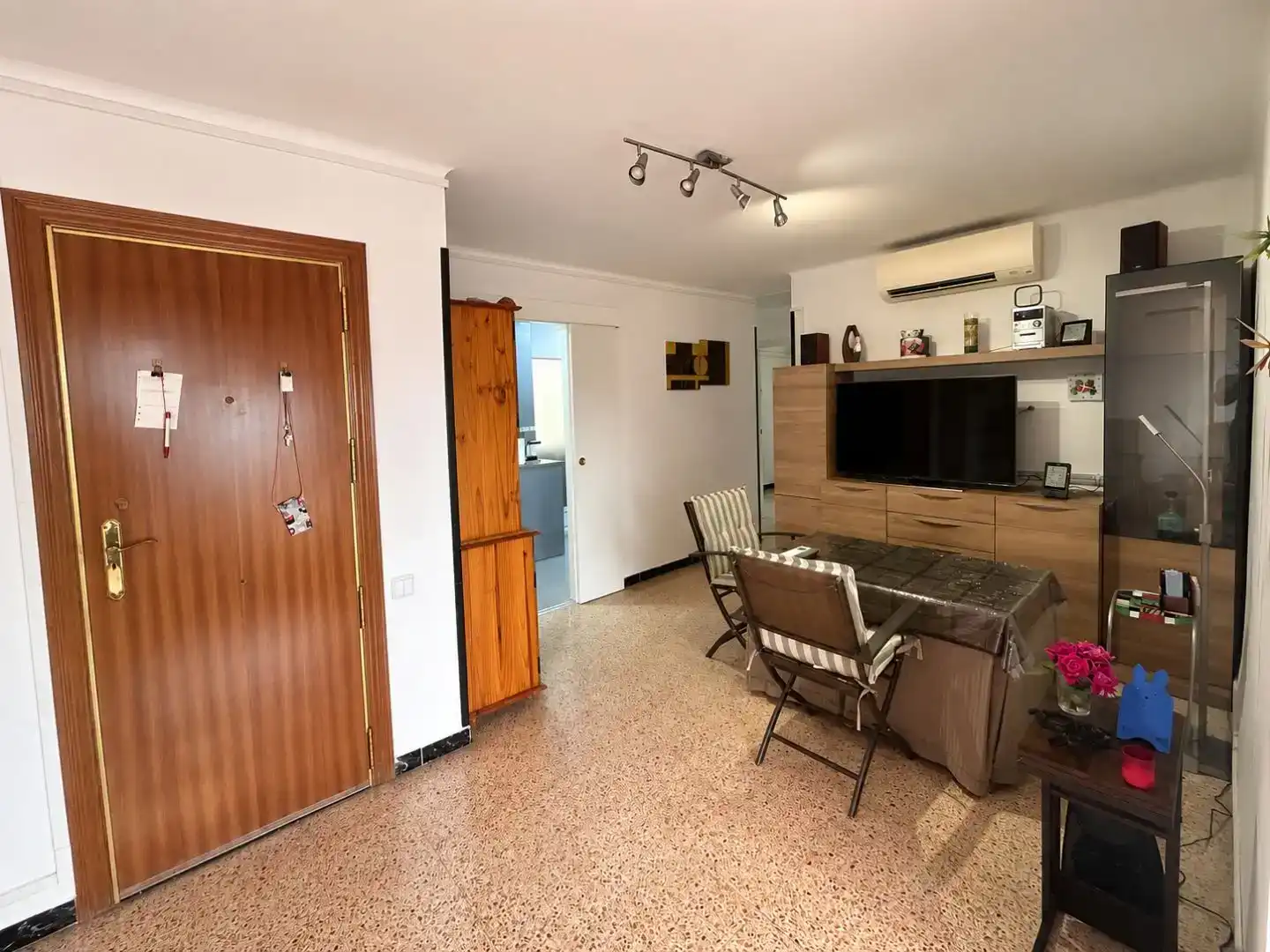 Sala de estar de Piso en venta en Rubí con Aire acondicionado, Jardín privado y Amueblado