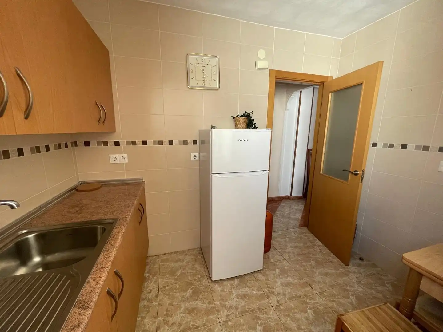Cocina de Piso de alquiler en Málaga con Aire acondicionado, Calefacción y Terraza