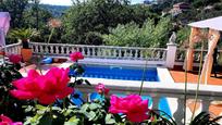 Swimming pool of Single-family semi-detached for sale in Riudarenes  with Terrace and Swimming Pool