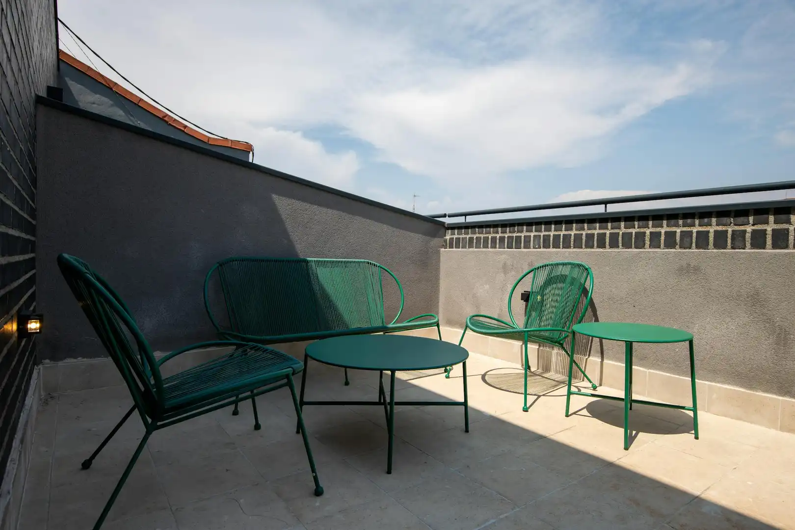 Terraza de Piso de alquiler en Madrid con Aire acondicionado, Jardín privado y Amueblado