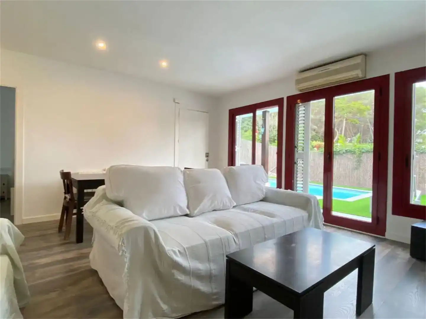 Wohnzimmer von Wohnung zur Miete in Sant Pere de Ribes mit Klimaanlage und Schwimmbad