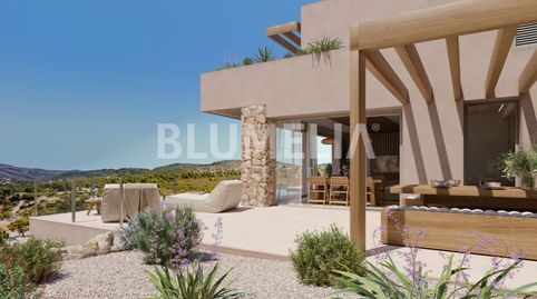 Villa sostenible con vistas despejadas a la montaña en venta en Lliber