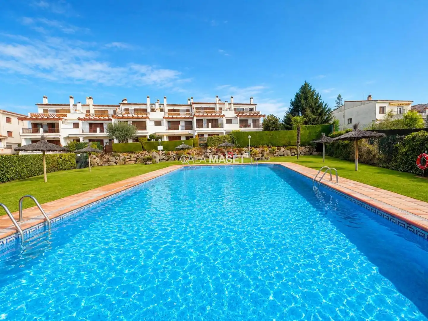 Garden of Apartments for rent in Castell d'Aro, Platja d'Aro i s'Agaró  with Swimming Pool, Oven and Microwave