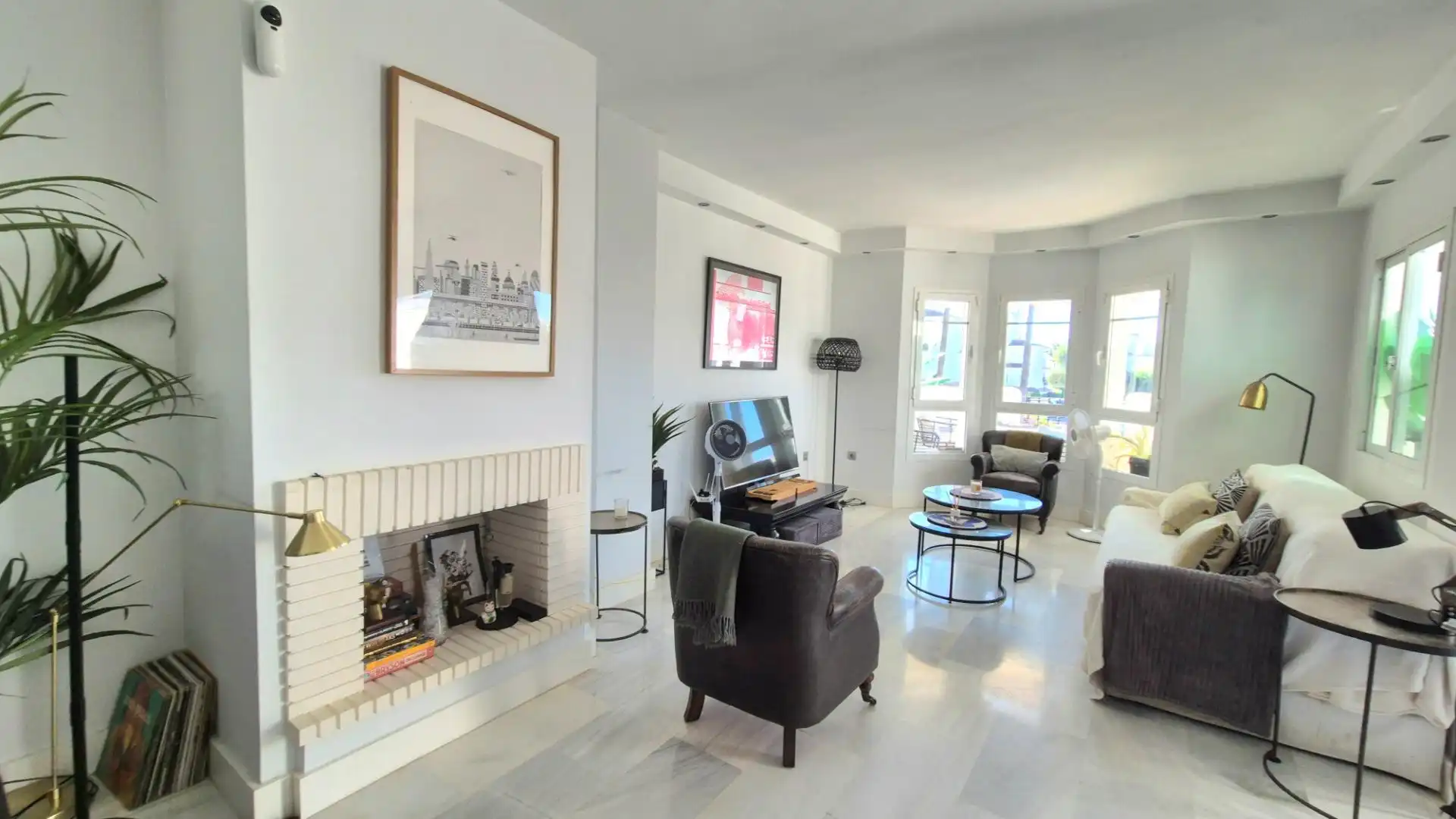 Sala d'estar de Apartament en venda en Nueva Andalucía