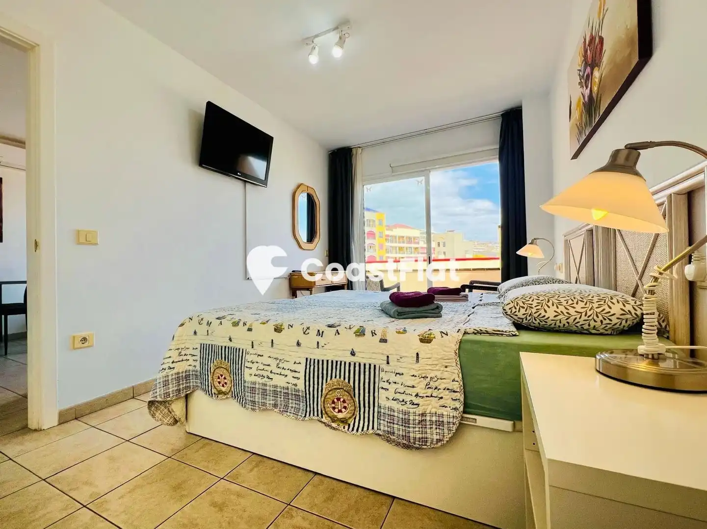Habitación de Apartamento en venta en Santiago del Teide con Aire acondicionado, Calefacción y Terraza