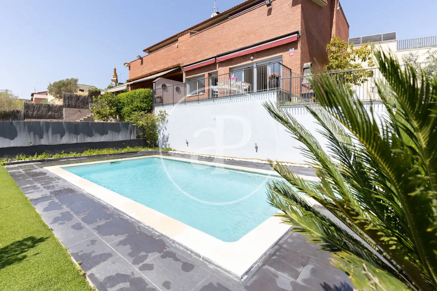 Swimming pool of Single-family semi-detached for sale in Terrassa  with Heating, Private garden and Terrace