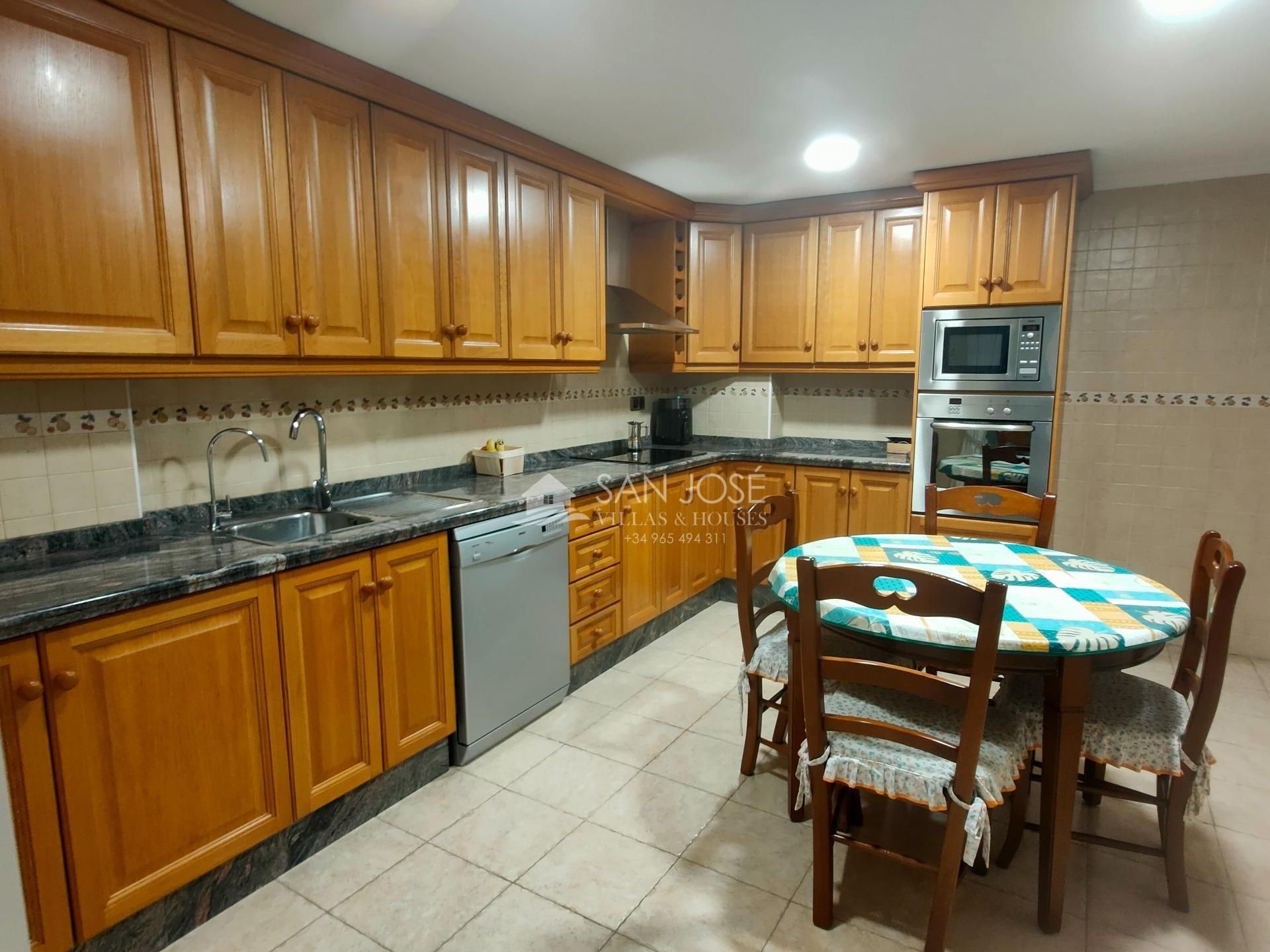 Kitchen of Flat for sale in Novelda  with Terrace, Furnished and Balcony