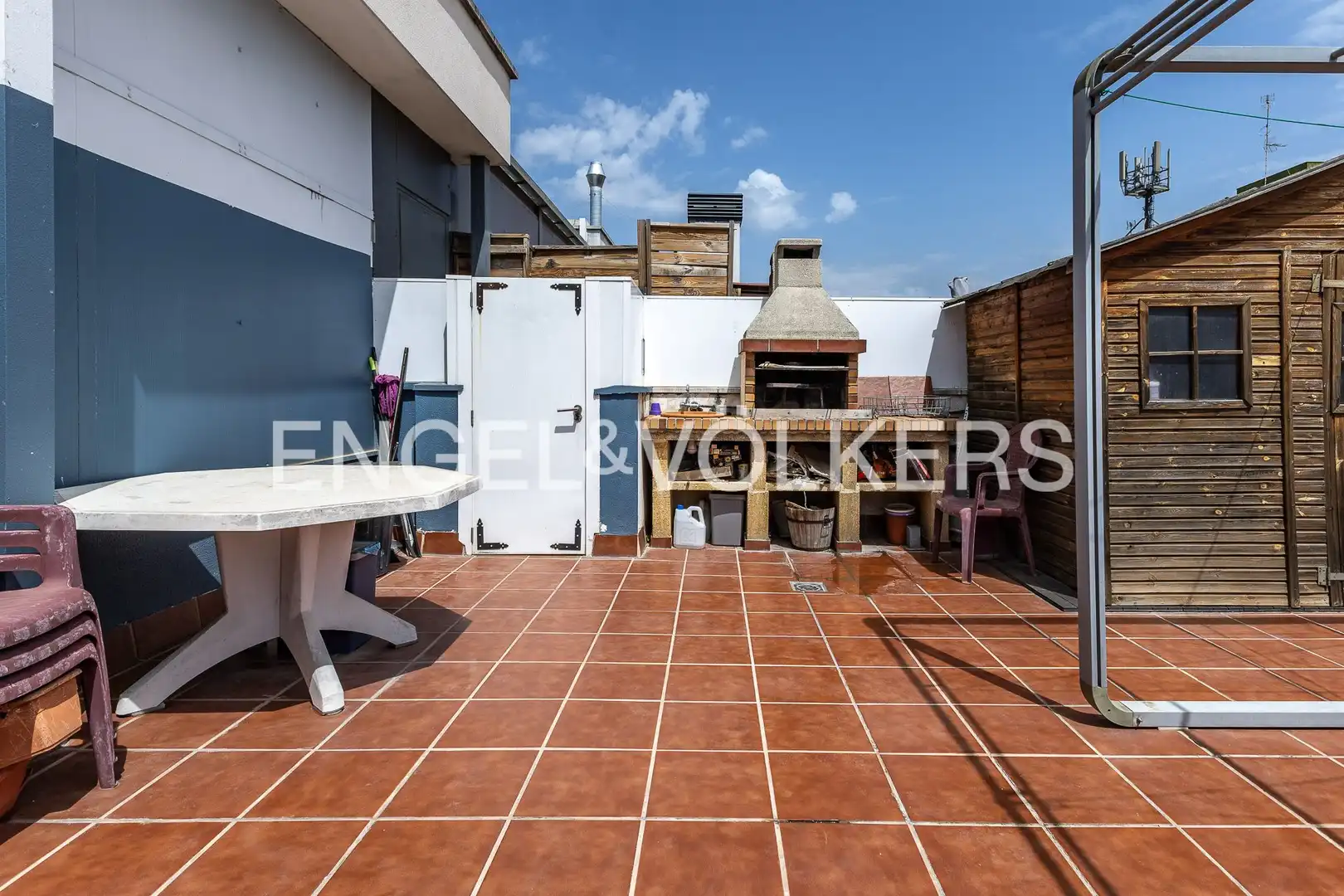 Terrasse von Dachboden zum Verkauf in Montcada i Reixac mit Klimaanlage, Heizung und Parkett