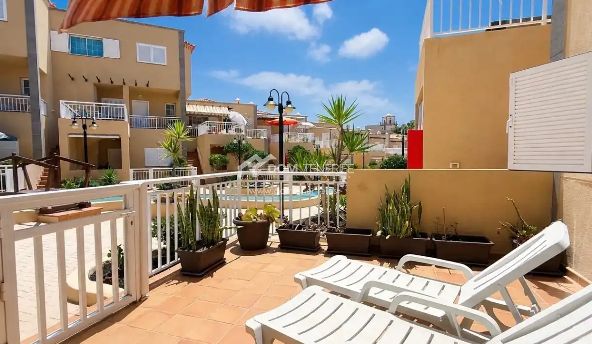 Terrace of Ground floor for rent in Adeje  with Terrace, Swimming Pool and Furnished